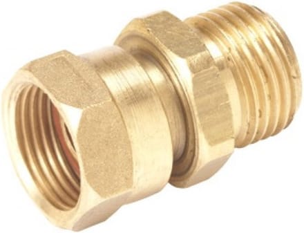 Koppeling 20x1,5(F)-G1/2 Inch (M)