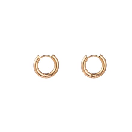 Go Dutch Label Oorringen plain Goud