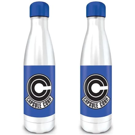 Dragon Ball Z Capsule Corp drinkfles - metalen RVS - 540ml