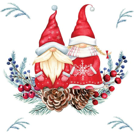 Servet "Tomte Couple"