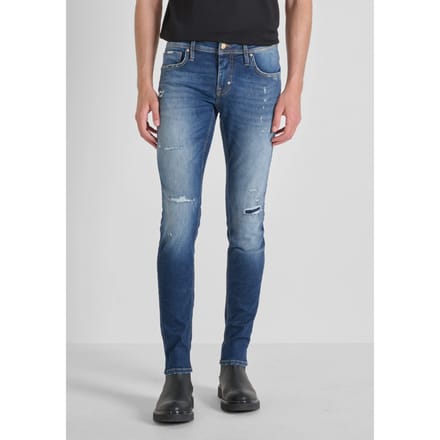 jeans man blauw denim