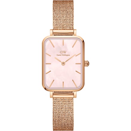 Daniel Wellington DW Watch Quadro Pressed Melrose Pink MoP 20x26mm Rose Gold