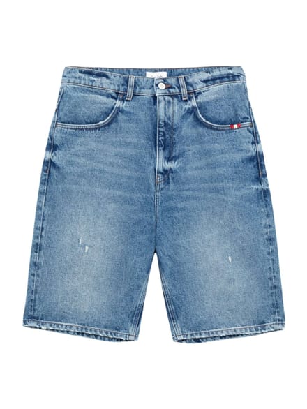 Amish Supplies Tommy denim shorts bermuda brede been jeans - labrea denim