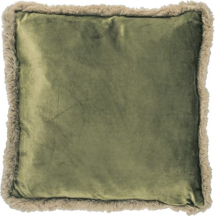 HomeBound by KY | Kussen velours army green | 45x45cm | kussen velours
