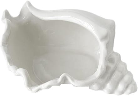 Schelp Sieradenhouder - Decoratieve Schaal - Sieraden Opbergen - Keramiek Design - Wit