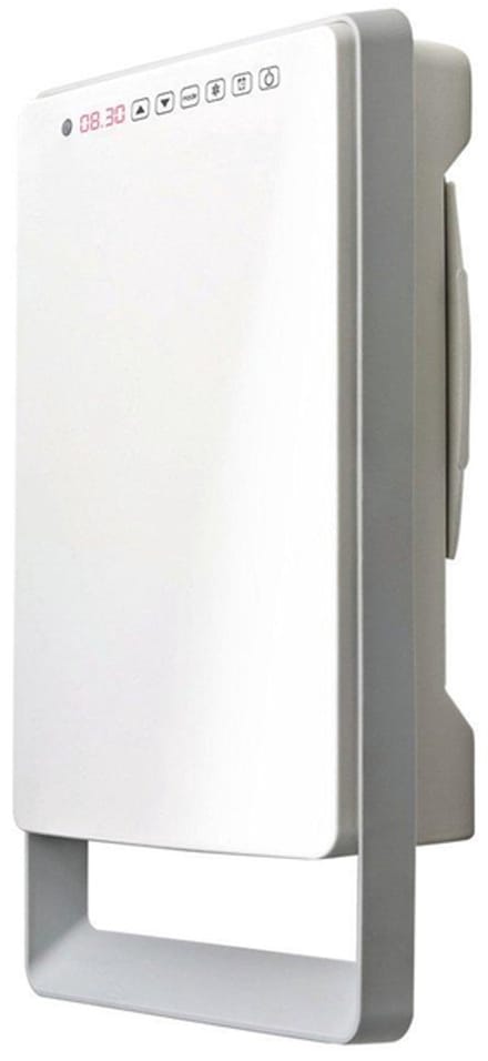 DRL E-Comfort Aurora Touch Badkamer Fanheater - Elektrische Kachel Met Timer & Sensor - 1000W - 49x29.5cm - Wit
