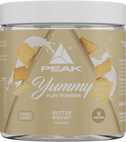 Peak Yummy Flav Powder (100g) Butter Biscuit - Functionele voeding - Smaakstoffen/zoetstoffen