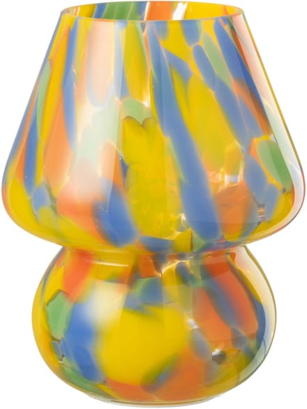 J-Line tafellamp Regenboog - glas - mix - large