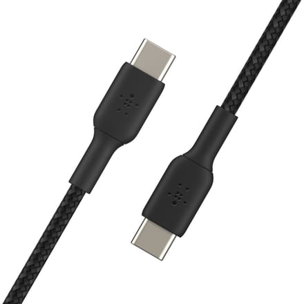 Belkin BOOST↑CHARGE Braided - USB-C naar USB-C Kabel - 1 Meter - 60W - Zwart