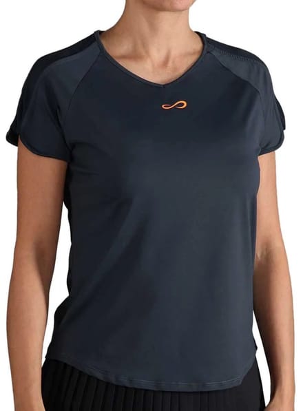 Endless Mesh T-shirt Met Korte Mouwen Blauw M Vrouw