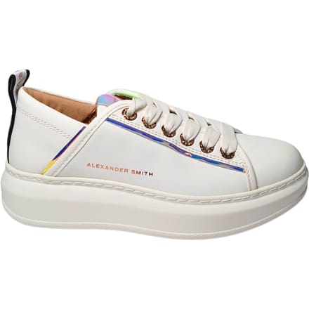 Damesschoenen Alexander Smith Wembley Woman-White Iride Peach
