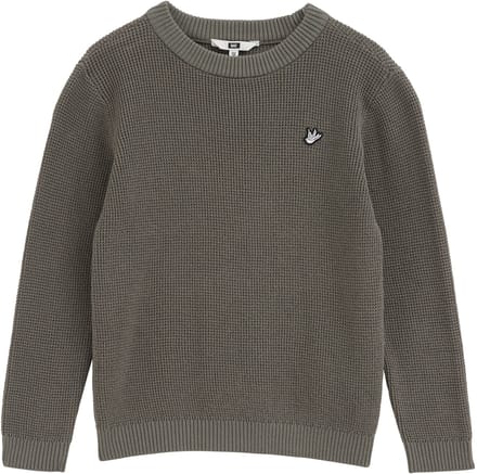 WE Fashion Jongens gebreide trui met structuur en embroidery