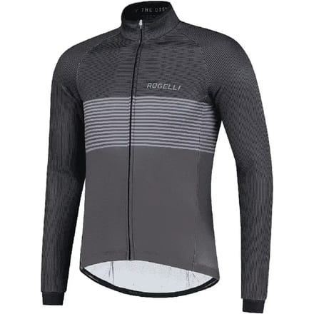 Rogelli Boost Fietsjack Winter - Fietskleding voor Heren - Zwart, Grijs - Maat M