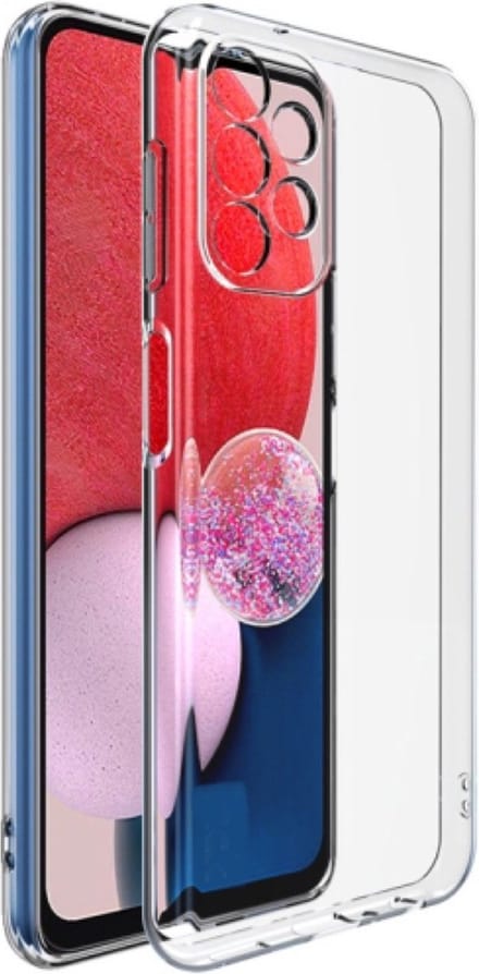 Silicone back cover Geschikt voor Samsung Galaxy A33 5G/Transparant hoesje + gratis screenprotector