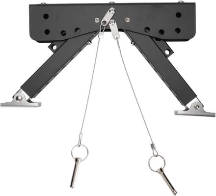 Stabilisator Set - Ondersteuning Camper - Veilig Instappen - Verstelbare Hoogte - 7.1-45.7 cm - Zwart
