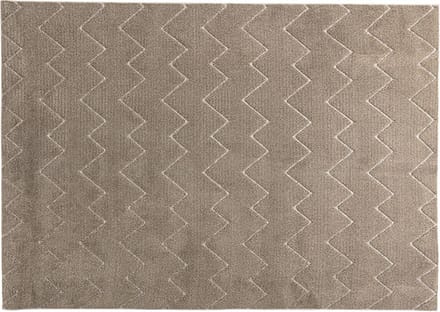Fia vloerkleed 230x160cm bruin.
