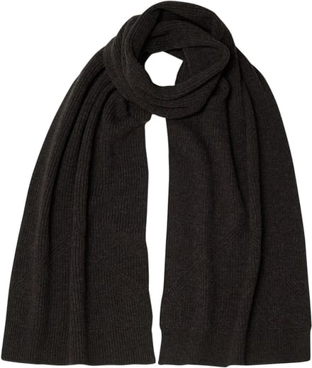 FALKE Selection Structured sneldrogend warm wol functioneel materiaal wintersjaal unisex bruin - maat ONESIZE