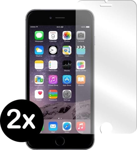 Screenprotector - 2 Stuks - Geschikt voor Apple iPhone 8 - Extra Sterk - Beschermglas - Gehard Glas - Tempered Glass - Screen Protector