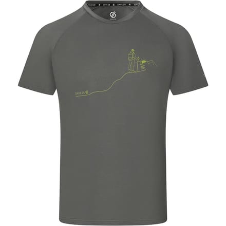 Dare2B Heren Tech II T-shirt met korte mouwen en grafische print