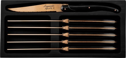 Laguiole Style de Vie Steakmessen Prestige Line - 6-delig - Koper