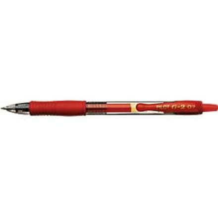 Gelschrijver pilot bl-g2+-7 m rood | 12 stuks