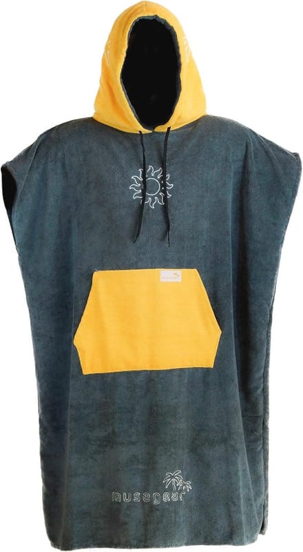 Surf poncho voor volwassenen – mobiele kleedhulp, eenheidsmaat, trendy en multifunctioneel