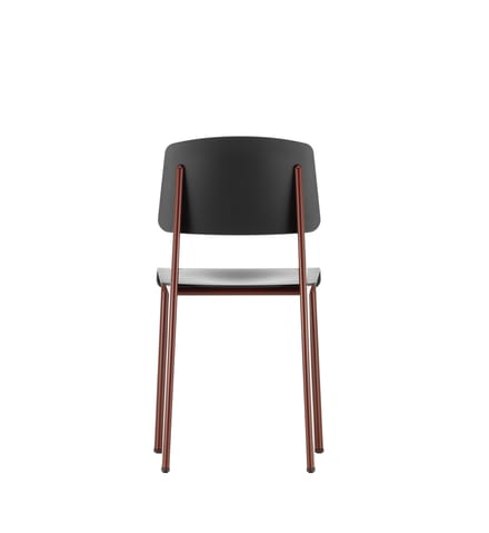 Vitra - Standard SP stoel - japanese red - zwart - rood