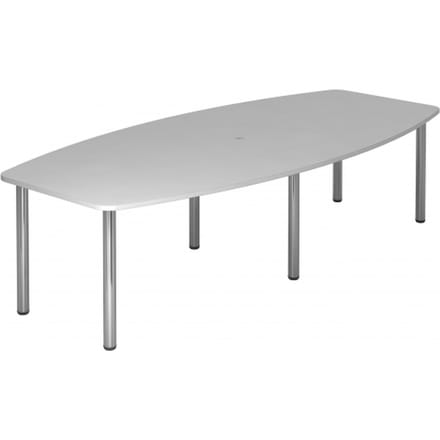 KARAT 28 C - Karat Grijs 280 x 130 met chromen voet