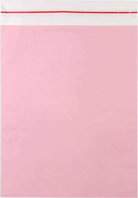 50x Papieren verzendzak Roze Large
