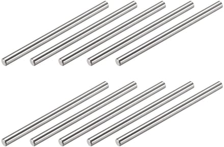Dailygoods - 10 Stuks Pluggenpennen 5 mm x 80 mm van Roestvrij Staal