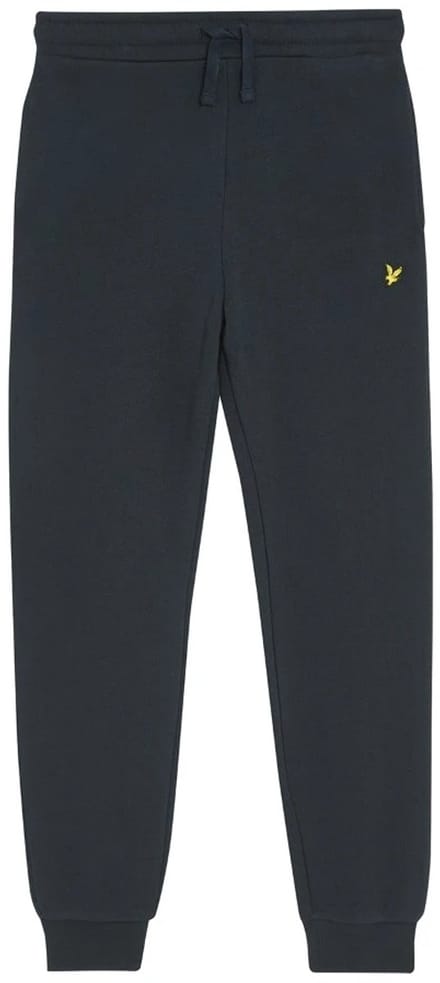 Lyle & Scott jongens joggingbroek met geborstelde achterkant - marineblauw