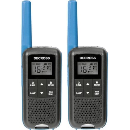 DECROSS DC63 Blau 2er-Set DC6314104302000 PMR-portofoon