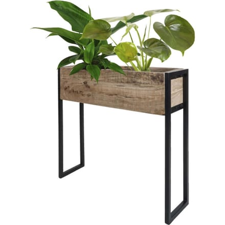 Plantenbak Faab 72 cm - Mangohouten Plantenbak met Metalen Frame