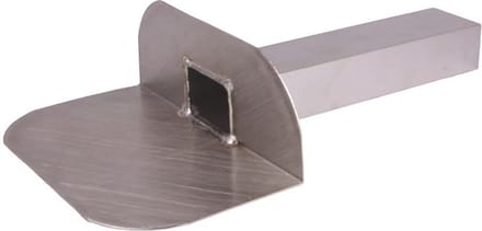 Aluminium Kiezelbak 60X80 mm 90° L=330 mm