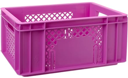 CRLYN® Fietskrat - Fietsmand - Roze
