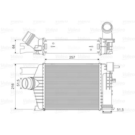 Intercooler VALEO 818343