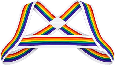 Barcode Berlin Pride Harness White - MAAT S