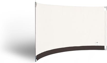Gebogen windscherm ESVO Mistral 300 gesloten