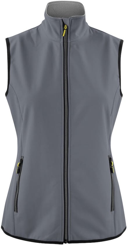 Printer Softshell Bodywarmer Vest Trial Lady 2261060 Staalgrijs - Maat S