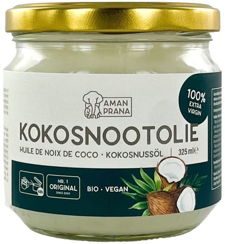 Amanprana Kokosnootolie bio 325 Milliliter