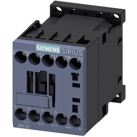 Siemens 3RT2017-1BB41 Contactor 3x NO 5.5 kW 24 V/DC 12 A Met hulpcontact 1 stuk(s)