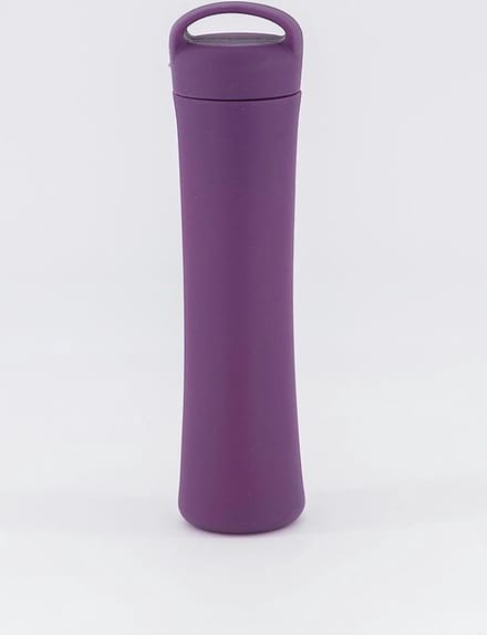 Mastrad - knoflookpeller - bewaartube - paars - siliconen - 15cm
