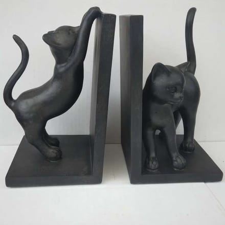 MadDeco - polystone - boekensteunen - poes - kat
