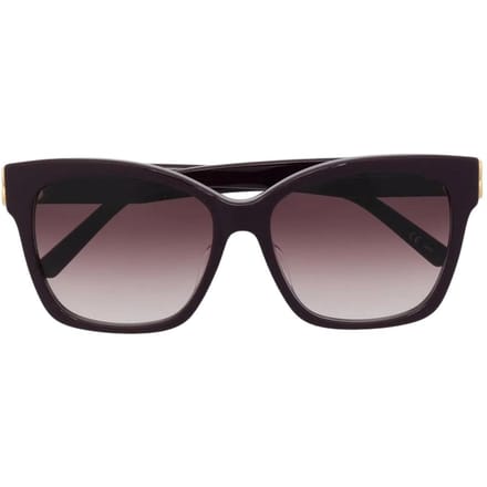 Balenciaga Subtiele Cat Eye Zonnebril Paars Dames Oogmode Paars BB0102SA006 Basic Packaging-Eyeglass Case