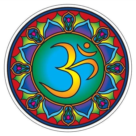 Raamsticker Kosmische Ohm - 14 cm