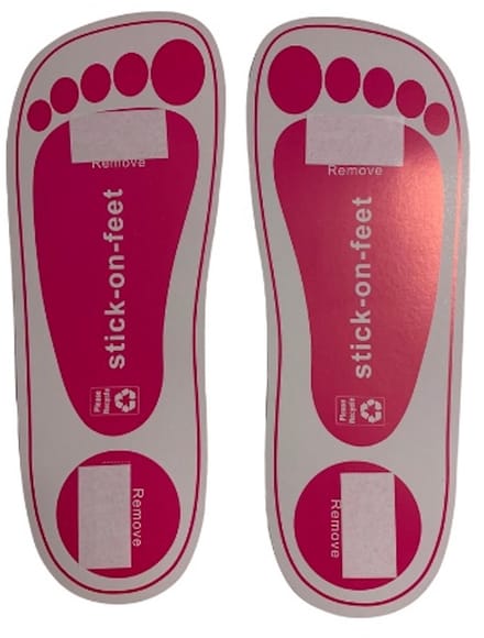 Natural Tan - Sticky feet 50 pairs