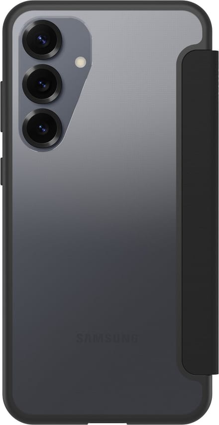 OtterBox React Folio Series voor Samsung Galaxy S25+, transparant/zwart - Geen retailverpakking