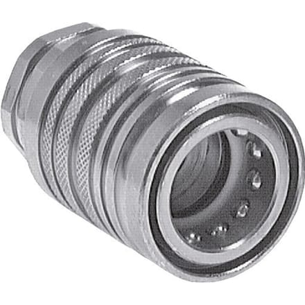 Stalen DN 10 Hydraulische Koppeling Snelkoppeling 12 mm L Knelring ISO 7241-1 A/8434-1 D 17.3mm