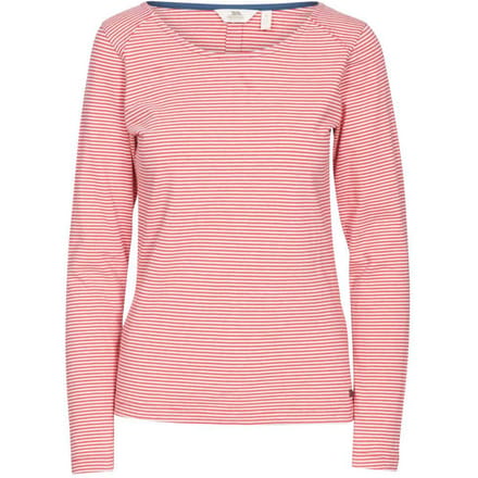 Trespass - Dames Caribou Casual Top (Hibiscus rode streep)