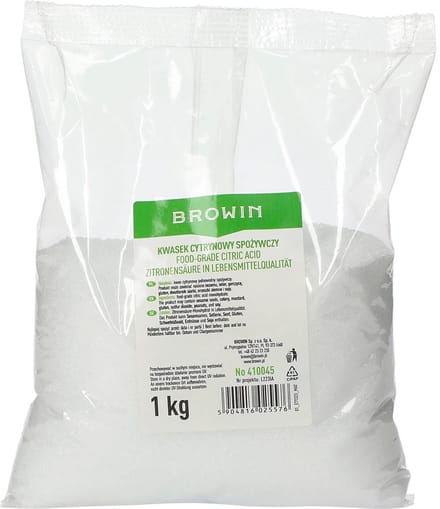 Citroenzuur 1 kilo - zuurteregelaar - natuurlijk conserveringsmiddel - antioxidant